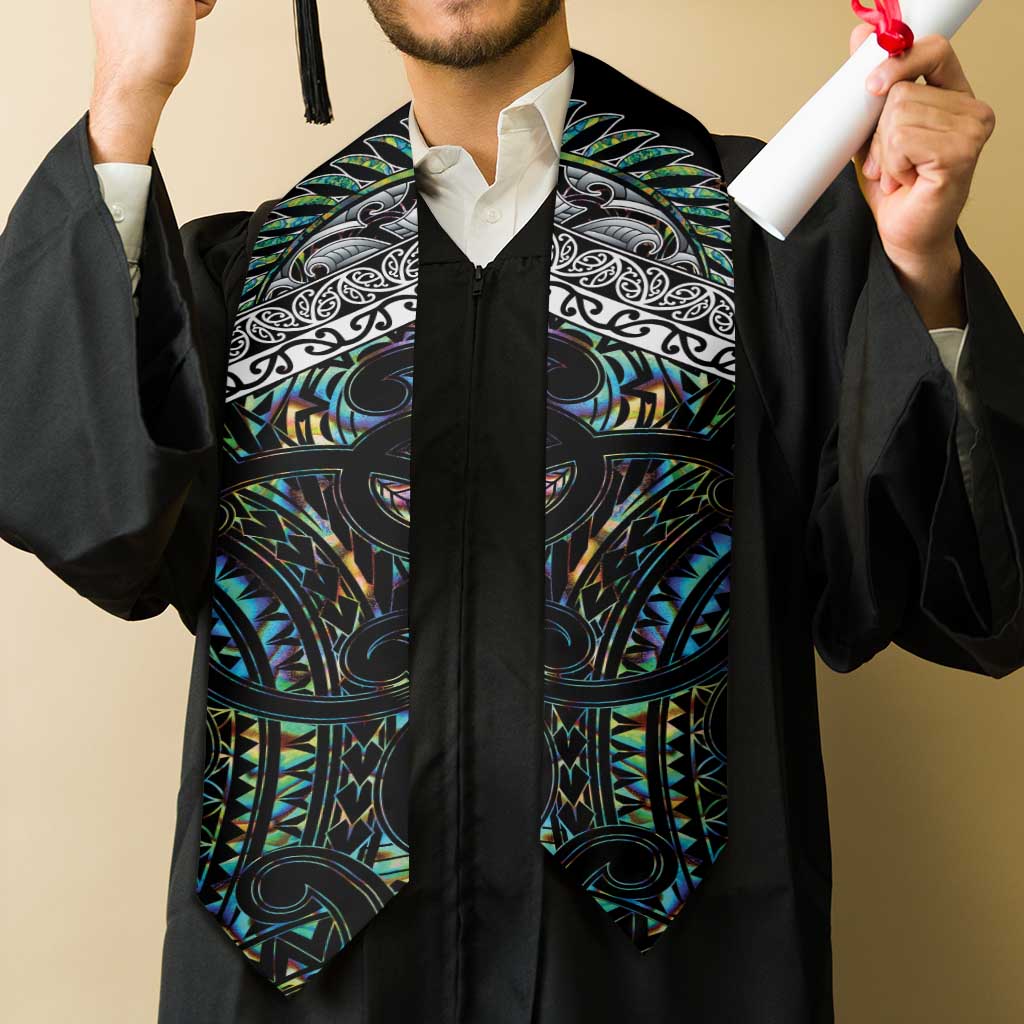 New Zealand Graduation Stole Maori Rugby Tattoo Papua Shell - Polynesian Pride