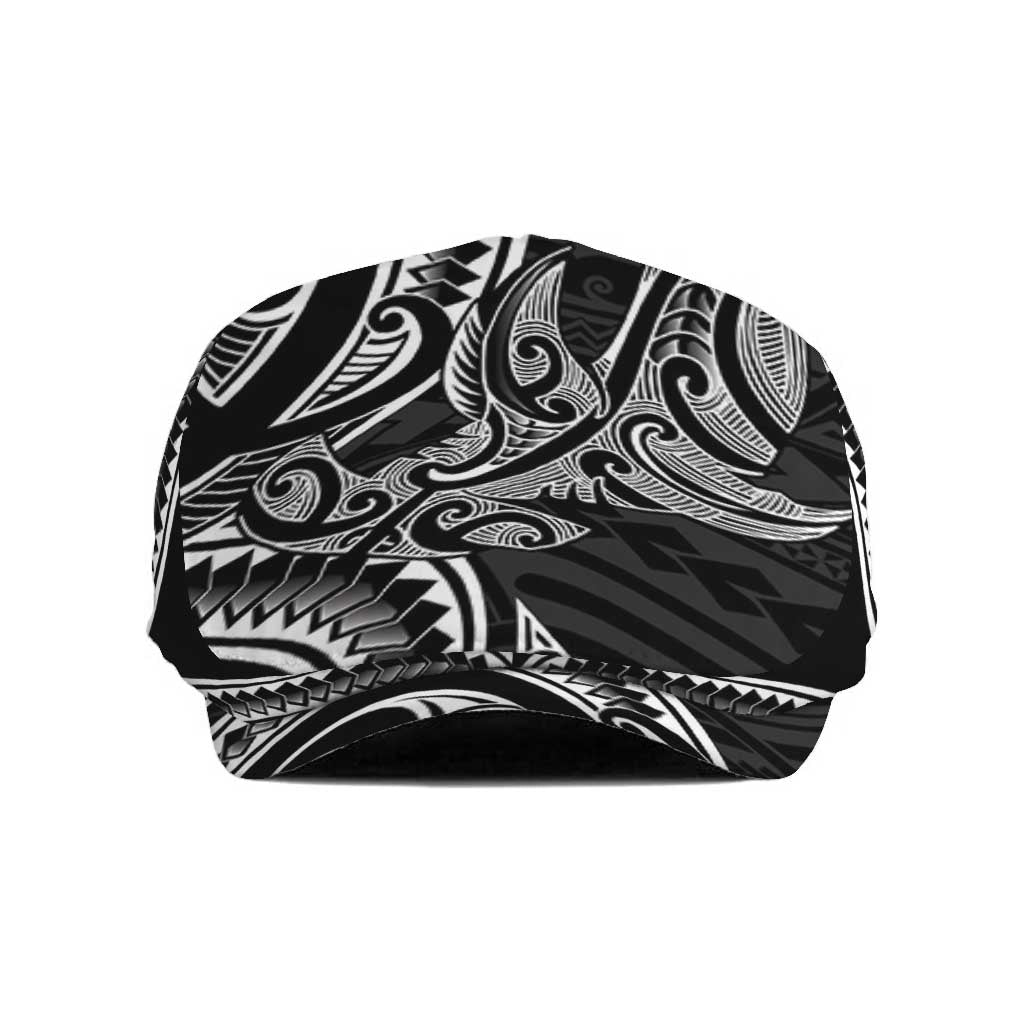 New Zealand Hammerhead Shark Jeff Hat Maori Haehae Mangopare Black - Polynesian Pride