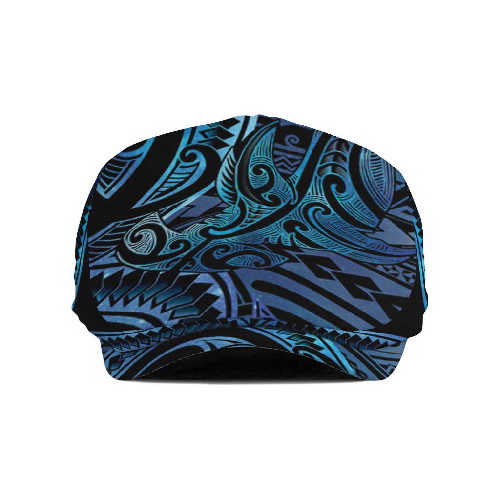 New Zealand Hammerhead Shark Jeff Hat Maori Haehae Mangopare Galaxy - Polynesian Pride