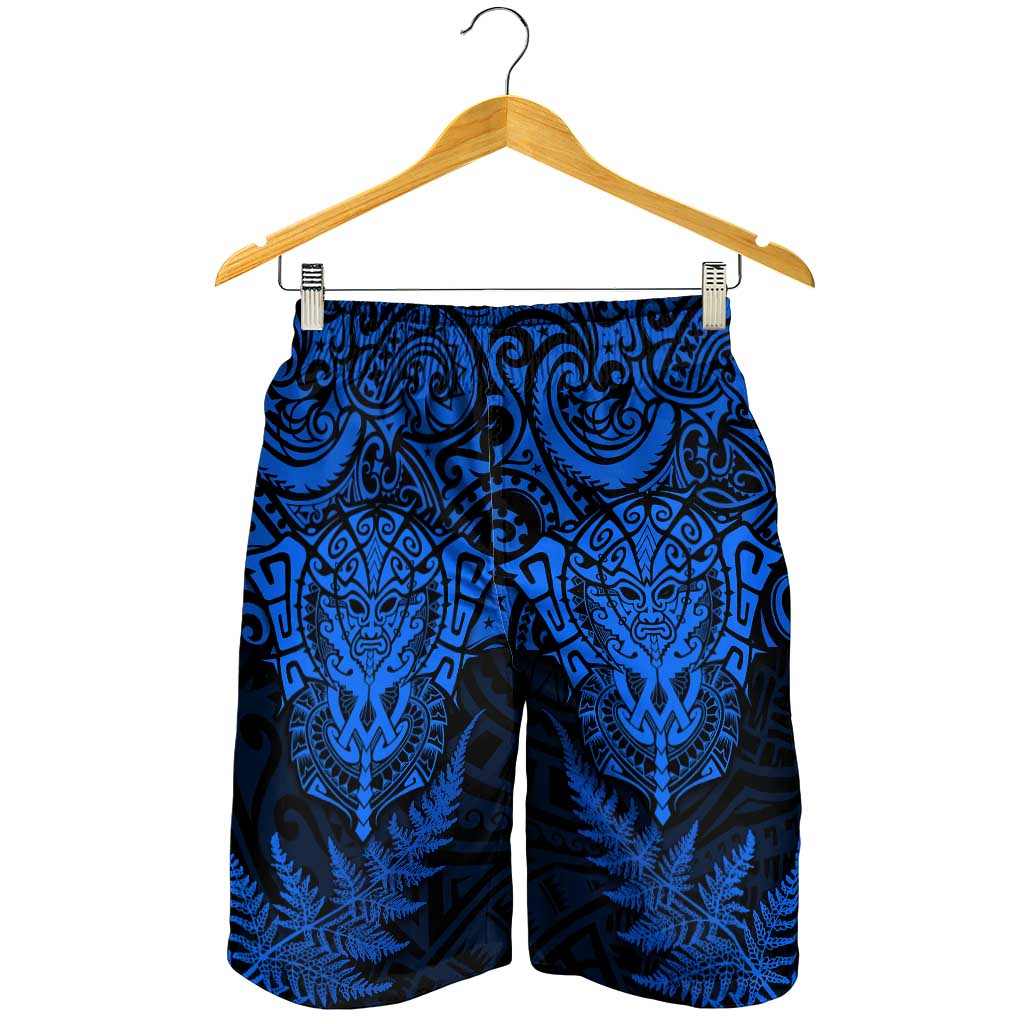 New Zealand Rugby All Blue Shorts for Men Silver Fern All Black Mix Ta Moko LT09