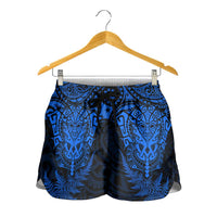 New Zealand Rugby All Blue Shorts for Women Silver Fern All Black Mix Ta Moko