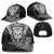 New Zealand Rugby All White Baseball Net Cap Silver Fern All Black Mix Ta Moko - Polynesian Pride