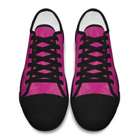 New Zealand Silver Fern Rugby Low Top Shoes Go Aotearoa World Cup Pink Version - Polynesian Pride