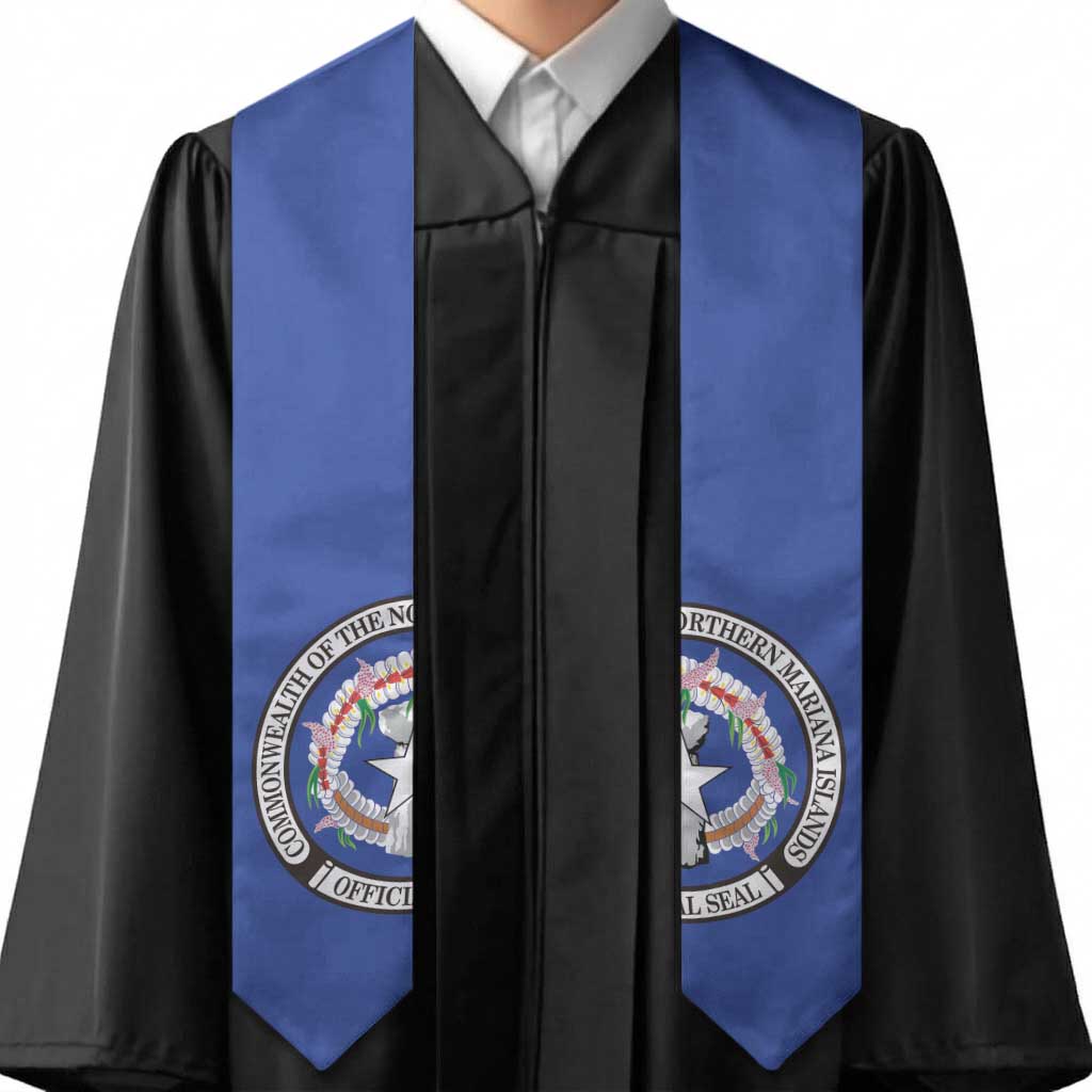 Northern Mariana Islands Graduation Stole Coat Of Arms Style