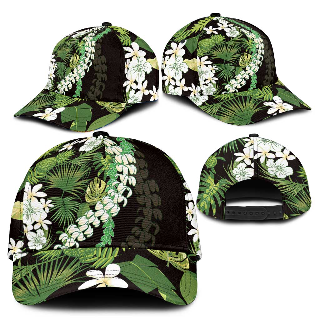 Omaomao Aloha Hawaii Lei Classic Cap Tropical Flowers Elegant Vibe LT14