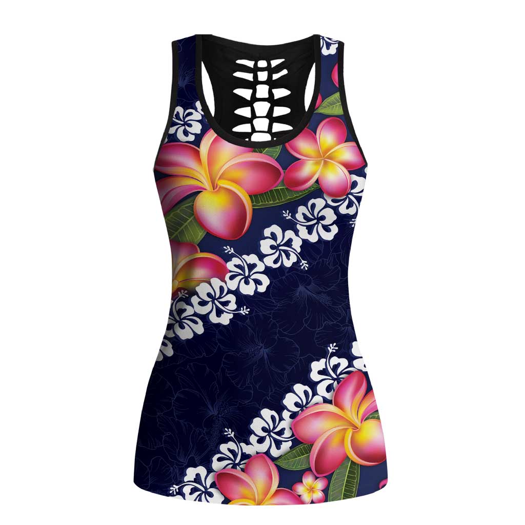 Omaomao Aloha Hawaii Lei Hollow Tank Top Tropical Flowers Elegant Vibe - Polynesian Pride