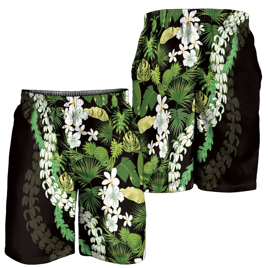 Omaomao Aloha Hawaii Lei Shorts for Men Tropical Flowers Elegant Vibe - Polynesian Pride