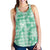 Omaomao Aloha Hawaii Women Racerback Tank Plumeria Lei With Palaka Motif - Polynesian Pride