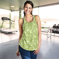Omaomao Hawaii Breadfruit Palaka Motifs Women Racerback Tank LT14 - Polynesian Pride
