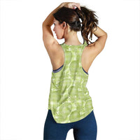 Omaomao Hawaii Breadfruit Palaka Motifs Women Racerback Tank LT14 - Polynesian Pride