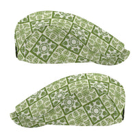 Omaomao Palaka Quilt Hawaii Jeff Hat Hawaiian Tropical Monstera Sea Turtle LT14 - Polynesian Pride