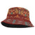 Oxblood Batik Papua-inspired Pattern Bucket Hat - Polynesian Pride