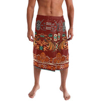 Oxblood Batik Papua-inspired Pattern Lavalava - Polynesian Pride