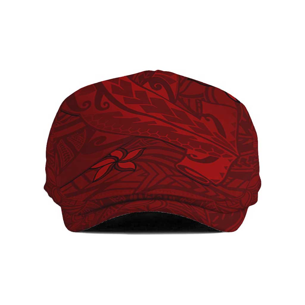 Oxblood Polynesia Jeff Hat Hawaiian Tribal Hammerhead Shark Tattoo - Polynesian Pride
