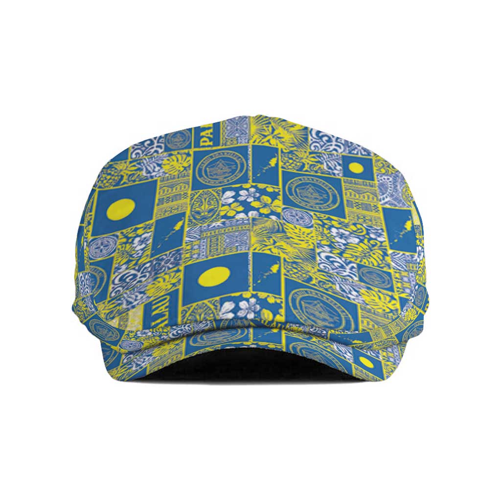 Palau Ungil Kurismas Jeff Hat Pacific Patchwork Xmas Vibes LT9 Green - Polynesian Pride