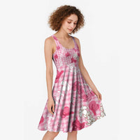 Paniolo Palaka Hawaiian Cowgirl Midi Dress - Polynesian Pride