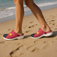 Papua New Guinea Clogs Shoes Heritage Palette Flag-Inspired - Polynesian Pride