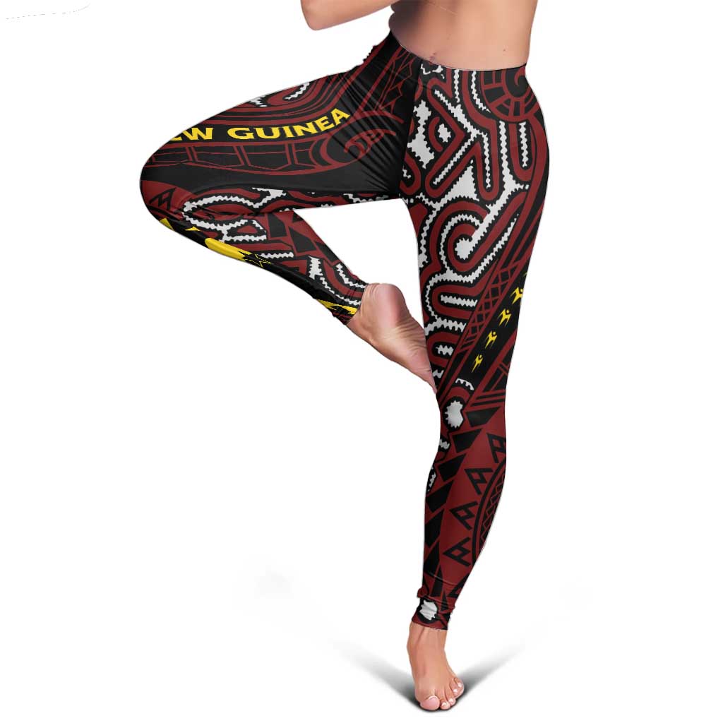 Papua New Guinea Oro Tapa Motif Leggings Special