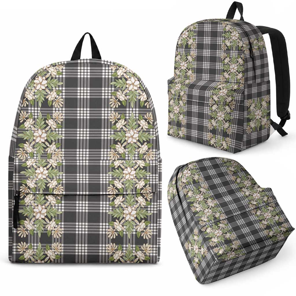 Pauli Hawai'i Palaka Squares Maile Leaf Backpack Flowers Hawaiian Quilt Patterns LT9 - Polynesian Pride