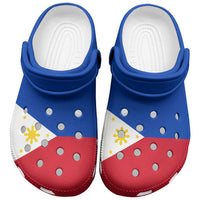 Philippines Clogs Shoes Heritage Palette Flag-Inspired - Polynesian Pride