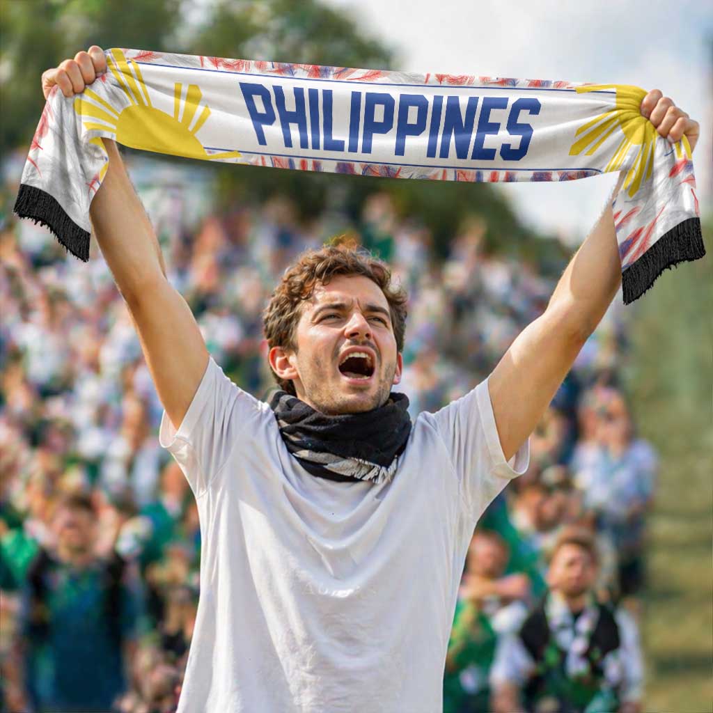 Philippines Flag Day Soccer Scarf Filipino Feather Pattern LT9 - Polynesian Pride
