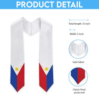 Philippines Graduation Stole Flag Style