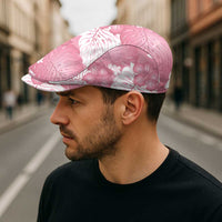 Pink Aloha Hawaii Jeff Hat Monstera Hibiscus Plumeria Seamless Vibes - Polynesian Pride