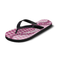 Pink Hawaii Palaka Flip Flops Hawaiian Honohono Lei LT05 - Polynesian Pride