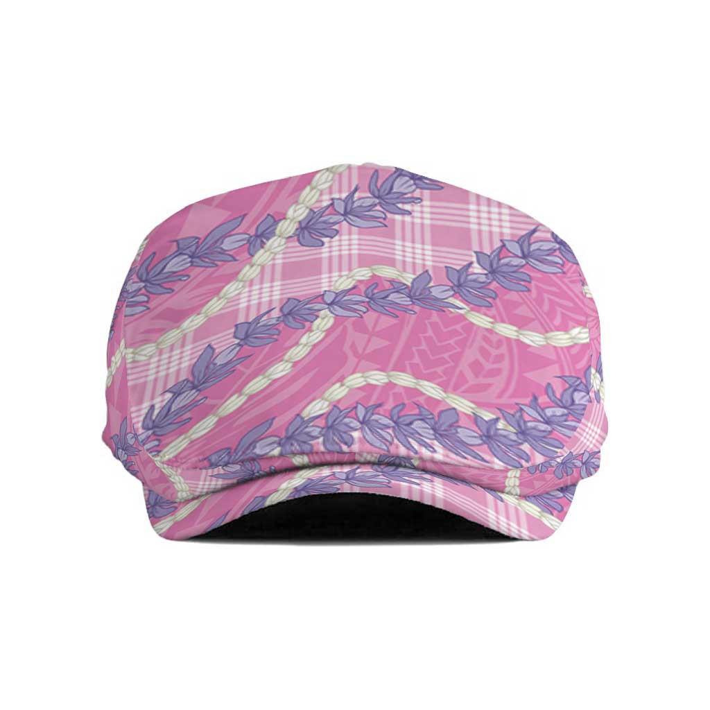 Pink Hawaii Palaka Honohono Pikake Jeff Hat Hawaiian Orchid Lei Polynesian Pattern LT14 Pink - Polynesian Pride