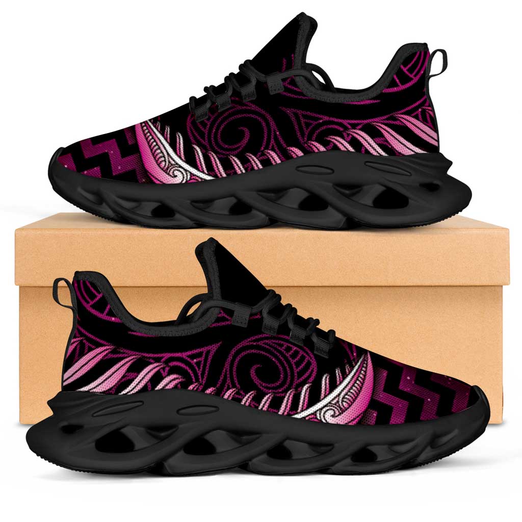 Pink Matariki New Zealand Clunky Sneakers Maori Poutama Galaxy Vibes