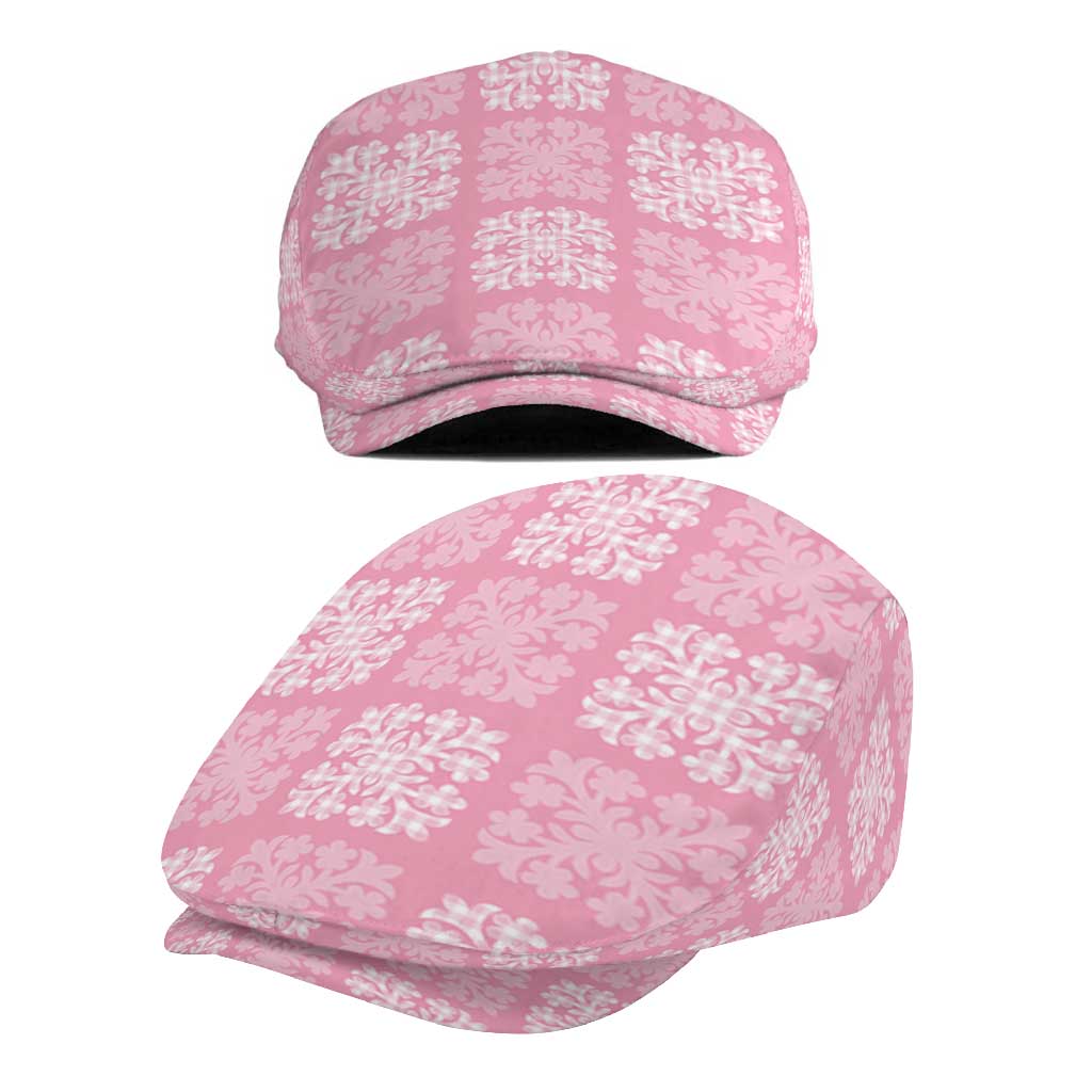 Pink Palaka Quilt Hawaii Jeff Hat Traditional Hawaii-plaid Pattern - Polynesian Pride