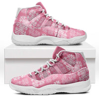 Pink Palaka Quilt Hawaii Sneakers J11 Traditional Hawaii-plaid Pattern - Polynesian Pride