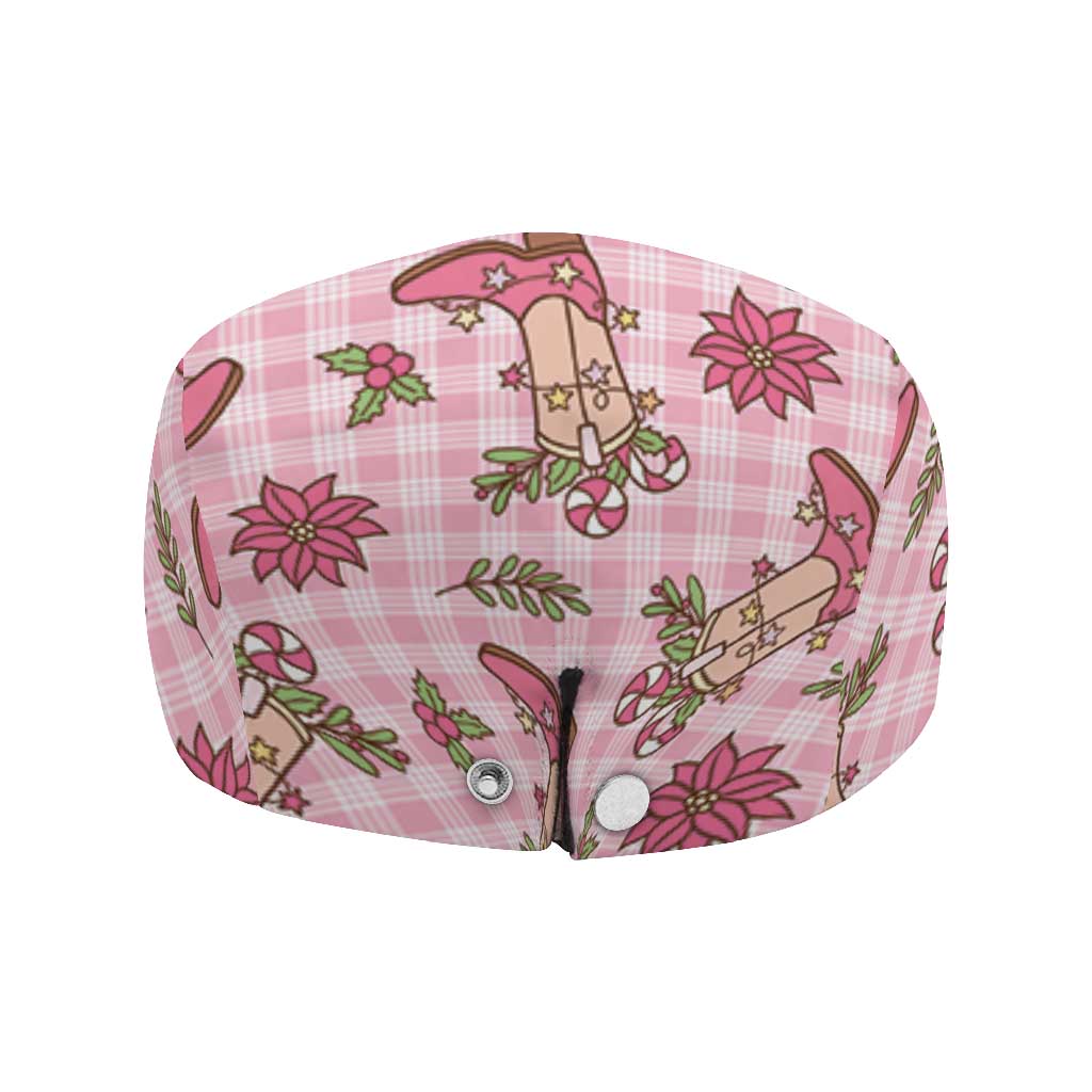 Pink Paniolo Palaka Hawaiian Cowgirl Christmas Jeff Hat - Polynesian Pride