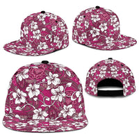 Piqi Bula Fiji Snapback Cap Fijian Tapa Seamless Hibiscus - Polynesian Pride