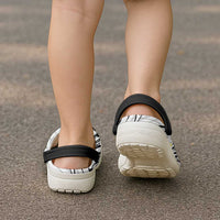 Plumeria With White Polynesian Tattoo Pattern Clogs Shoes - Polynesian Pride