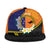 PNG Niu Ailan Snapback Cap Papua New Guinea Plumeria Melanesian Pattern - Polynesian Pride