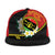 PNG Sauten Hailans Snapback Cap Papua New Guinea Plumeria Melanesian Pattern - Polynesian Pride
