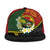 PNG Simbu Provins Snapback Cap Papua New Guinea Plumeria Melanesian Pattern - Polynesian Pride