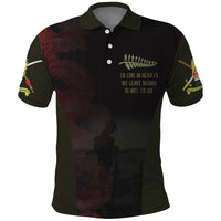 Polynesian Pride Apparel ANZAC New Zealand Polo Shirt, The Salute To Heroes Golf Shirt