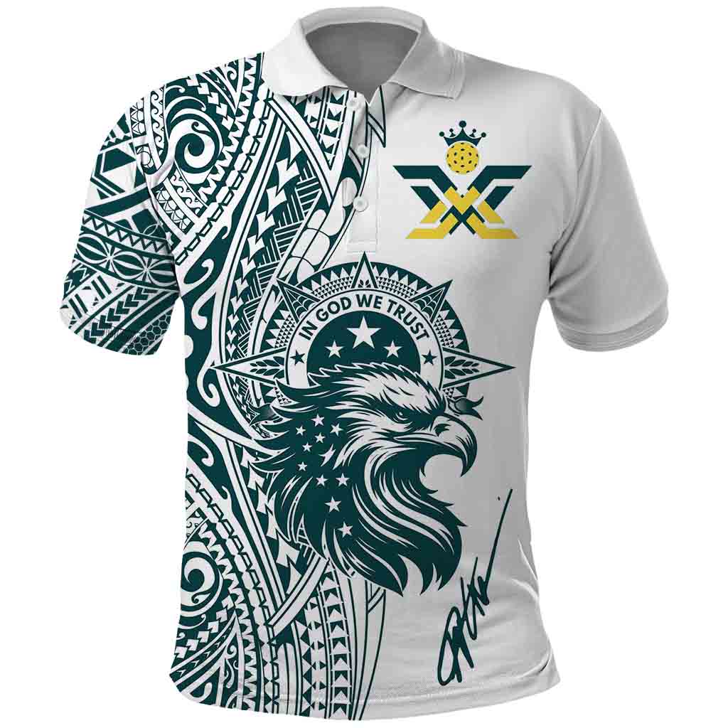 Custom request - TRUST GOD - 29/10/25 - White Polo Shirt - LT9