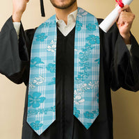 Polu Aloha Hawaii Graduation Stole Plumeria Lei With Palaka Motif - Polynesian Pride