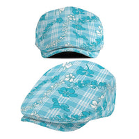 Polu Aloha Hawaii Jeff Hat Plumeria Lei With Palaka Motif - Polynesian Pride