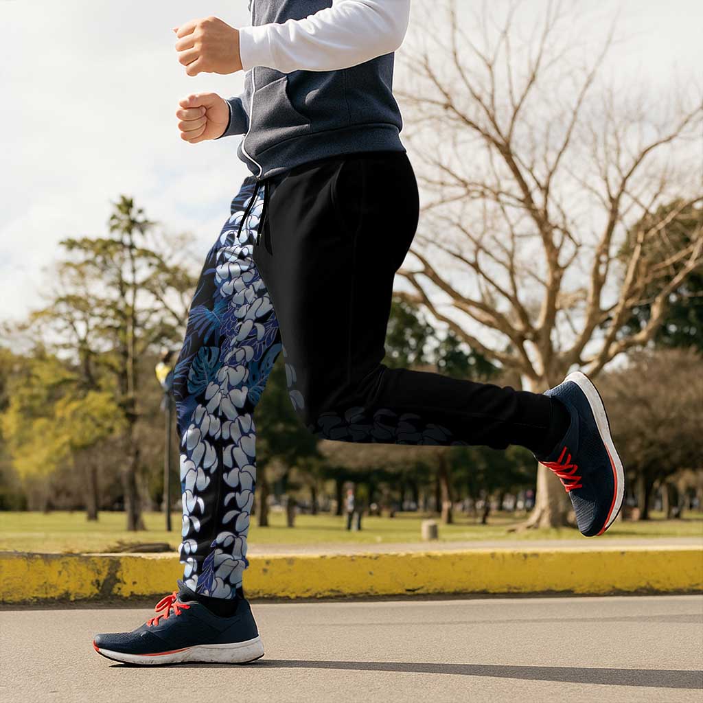 Polu Aloha Hawaii Lei Jogger Pants Tropical Flowers Elegant Vibe - Polynesian Pride