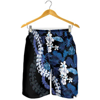 Polu Aloha Hawaii Lei Shorts for Men Tropical Flowers Elegant Vibe - Polynesian Pride