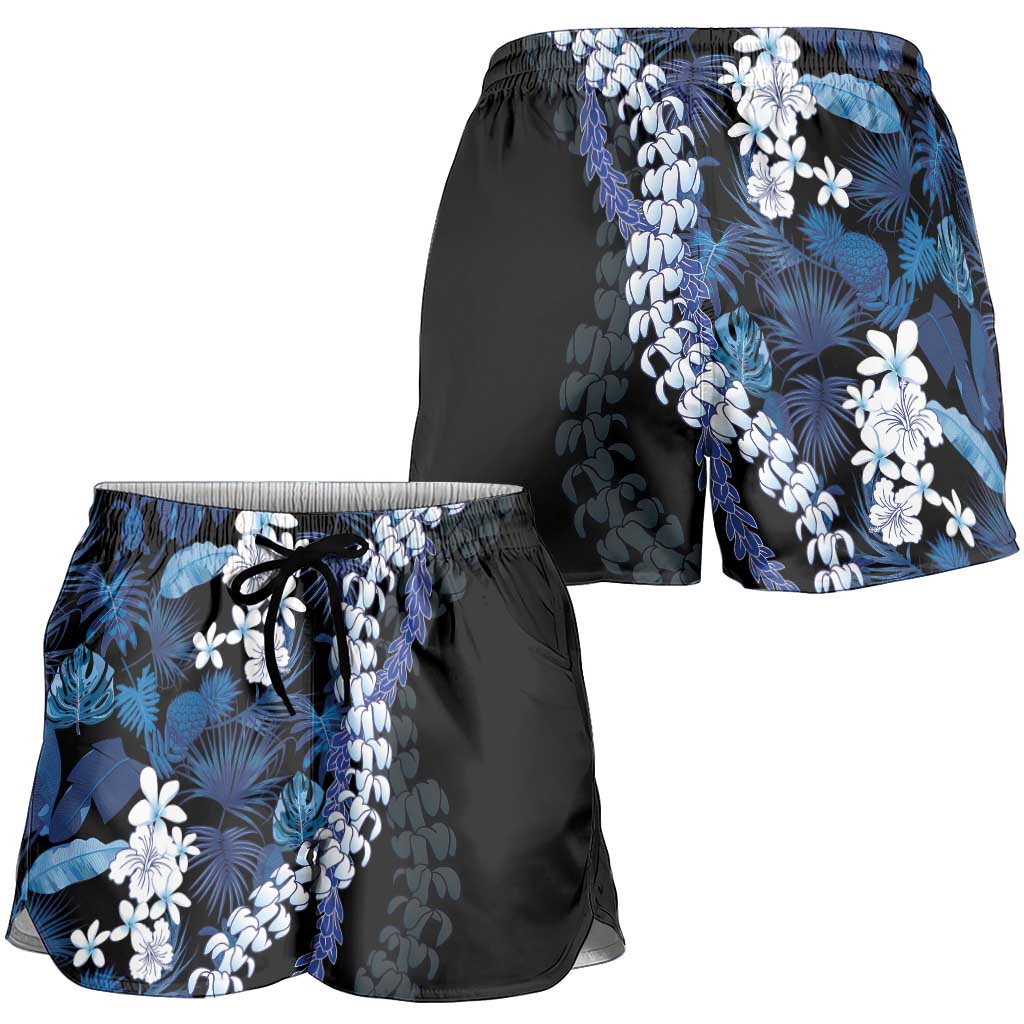 Polu Aloha Hawaii Lei Shorts for Women Tropical Flowers Elegant Vibe - Polynesian Pride