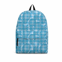 Polu Hawaii Breadfruit Palaka Motifs Backpack LT14 Blue - Polynesian Pride