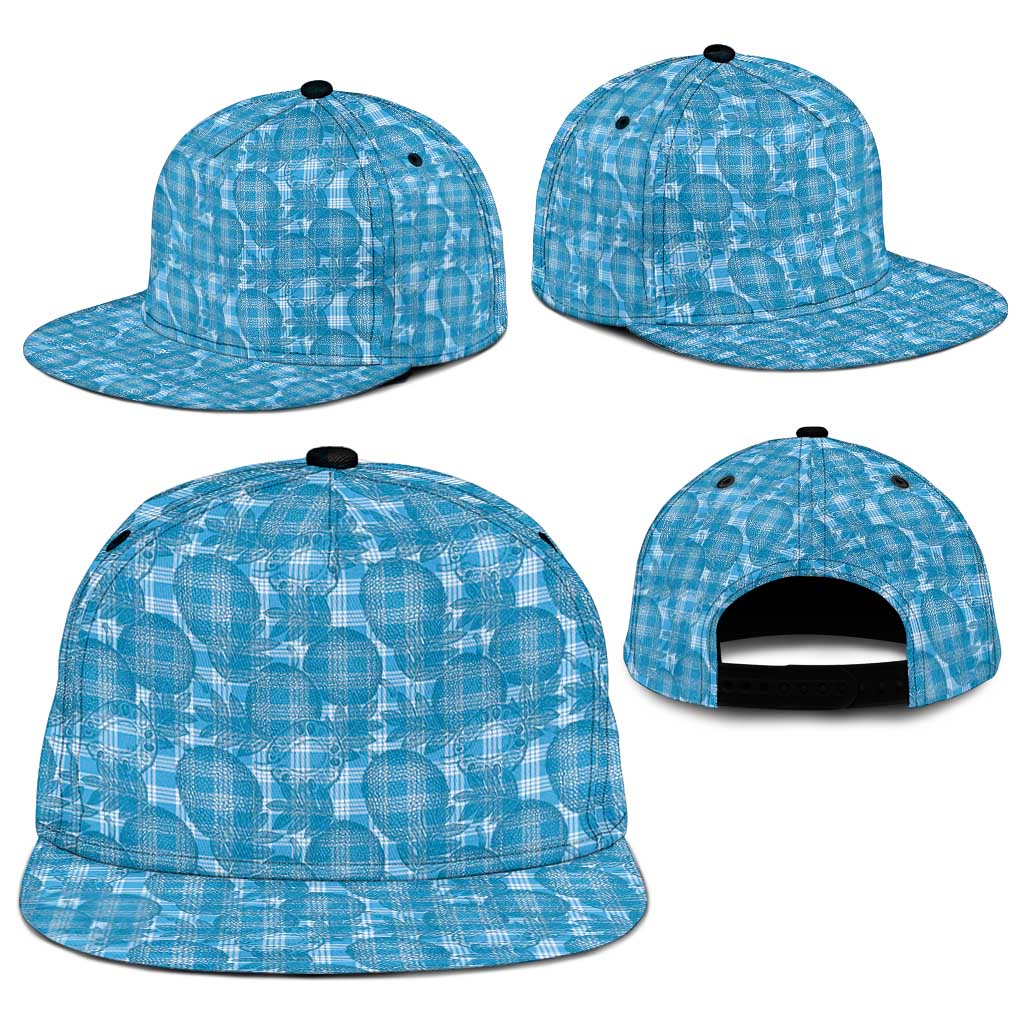 Polu Hawaii Breadfruit Palaka Motifs Snapback Cap LT14 - Polynesian Pride