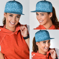 Polu Hawaii Breadfruit Palaka Motifs Snapback Cap LT14 - Polynesian Pride