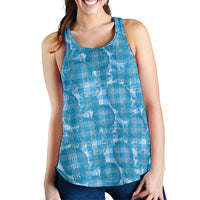 Polu Hawaii Breadfruit Palaka Motifs Women Racerback Tank LT14 - Polynesian Pride