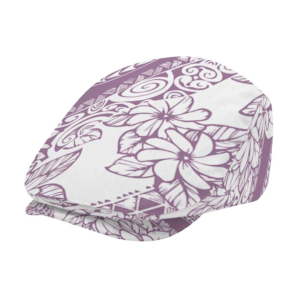 Polynesia Jeff Hat Polynesian Tropical Flowers Purple Pastel Vibes - Polynesian Pride